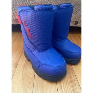 L.L. Bean Royal Blue Toddler Winter Boots w/Hook & Loop Closure, Size 7M.  F4